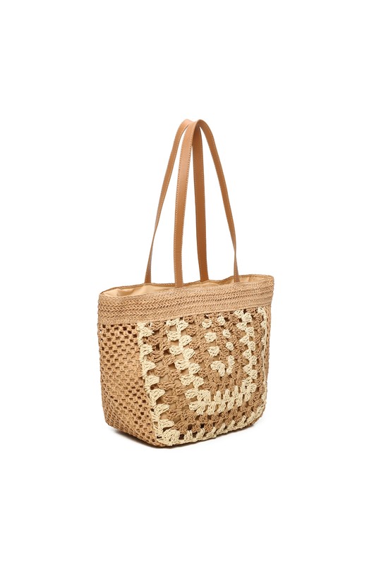 Cabas Maroquinerie Taupe Marolys 168i Efashion Paris