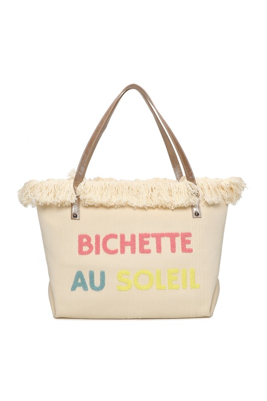 Cabas Maroquinerie Beige Marolys 1685753 Bichette Efashion Paris