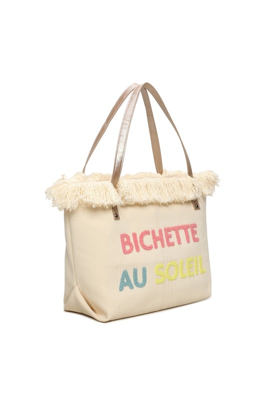 Cabas Maroquinerie Beige Marolys 1685753 Bichette Efashion Paris