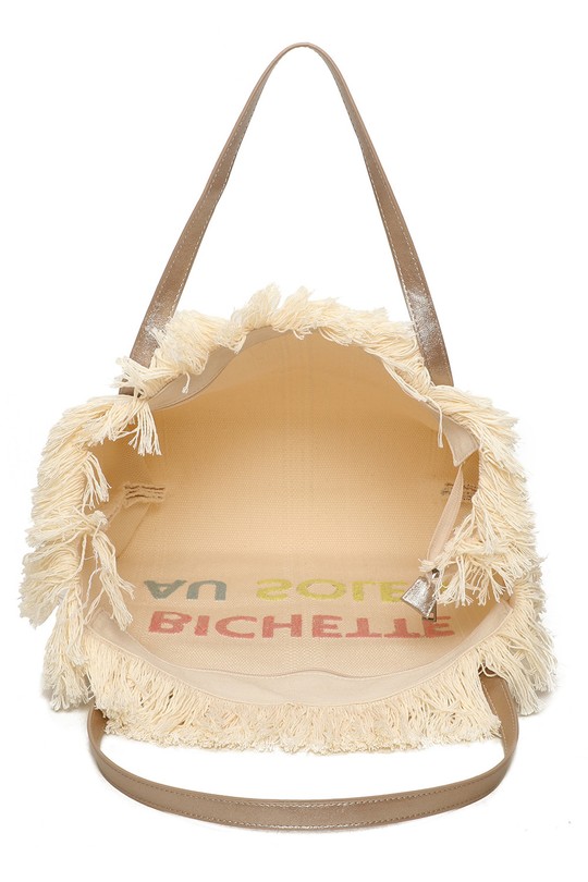 Cabas Maroquinerie Beige Marolys 1685753 Bichette Efashion Paris