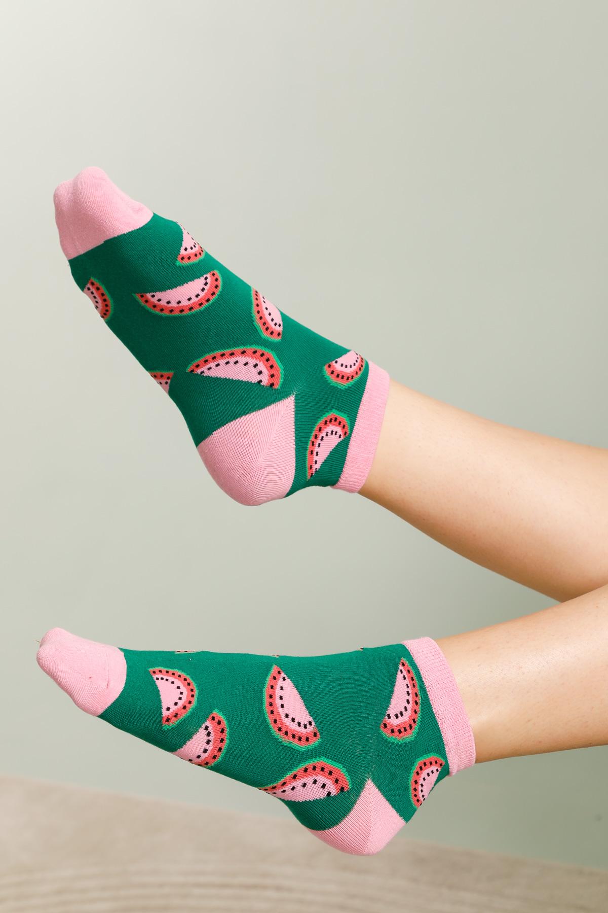 Collants & Chaussettes Femme Pastèque Marolys SC022PASTEQUE #c Efashion Paris