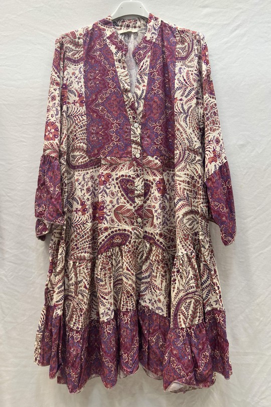 Robes mi-longues Femme Vert mylee 3323_RVBandana Efashion Paris