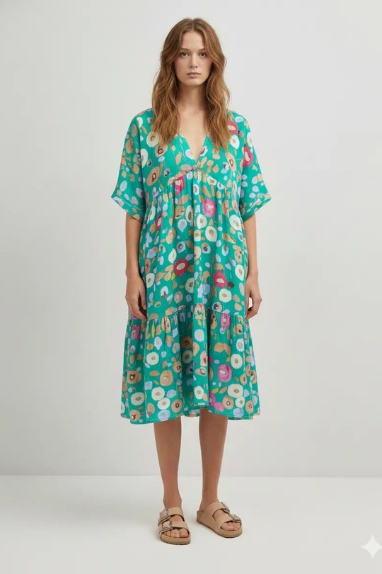 Robes mi-longues Femme Bleu mylee V14017_RVMIRO Efashion Paris