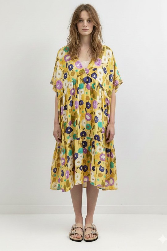 Robes mi-longues Femme Bleu mylee V14017_RVMIRO Efashion Paris