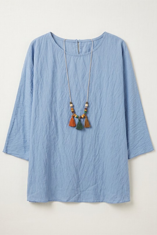 Blouses Femme Kaki clair mylee 10657_HCollier Efashion Paris