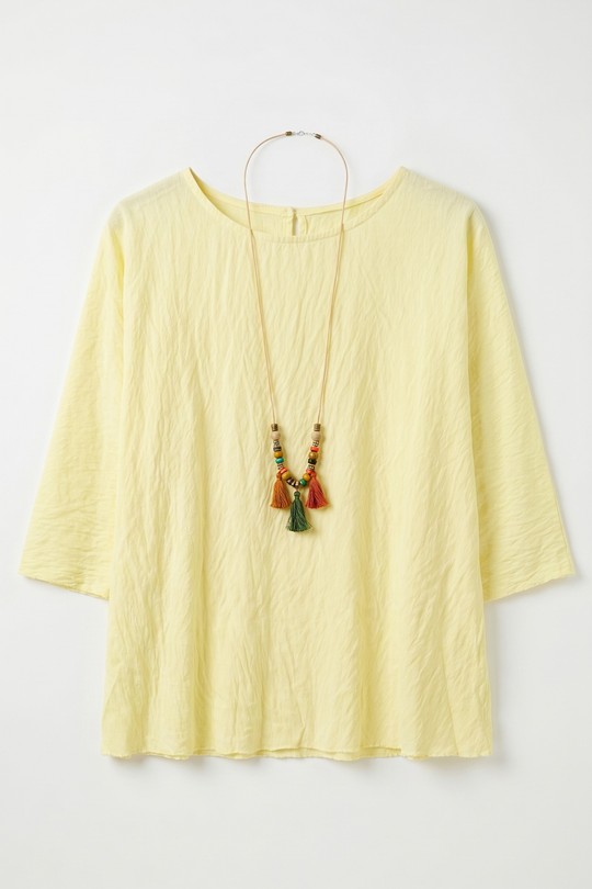 Blouses Femme Kaki clair mylee 10657_HCollier Efashion Paris