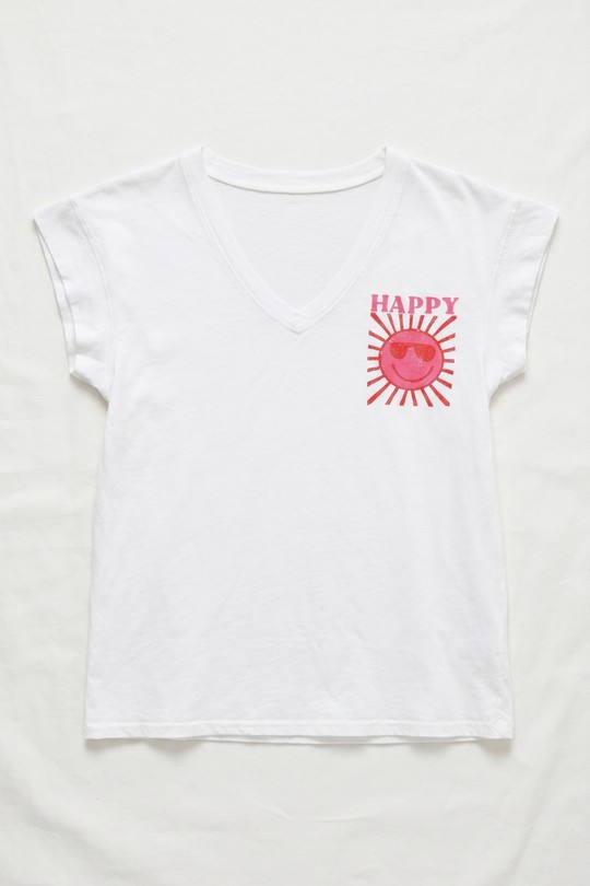 T-shirts Femme Beige mylee 105502_TsHappy Efashion Paris