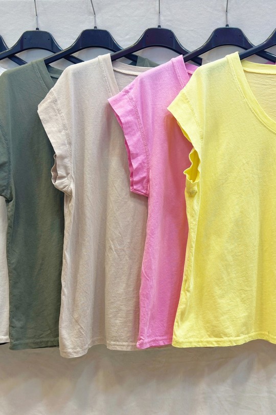 T-shirts Femme Beige mylee 105502_TsHappy Efashion Paris
