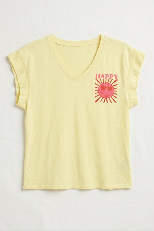 T-shirts Femme Beige mylee 105502_TsHappy Efashion Paris