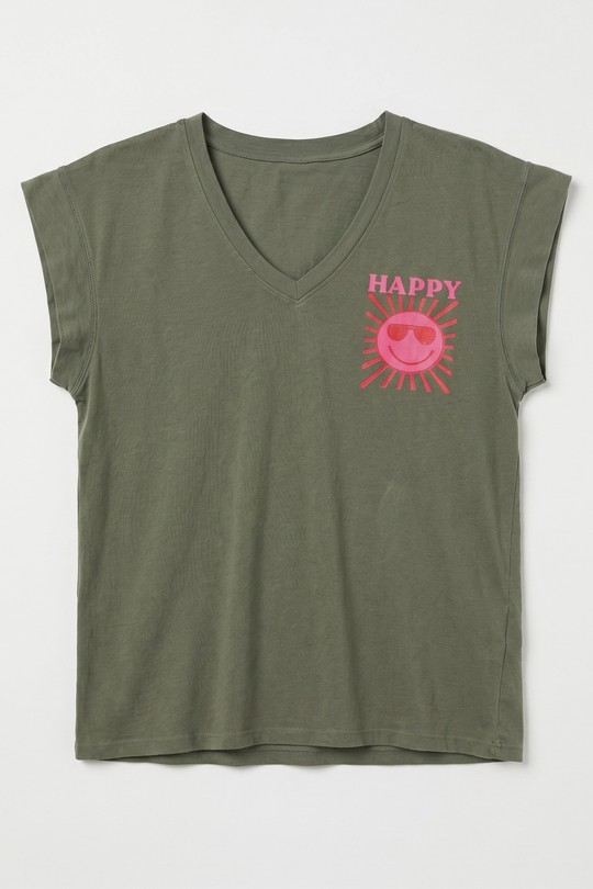 T-shirts Femme Beige mylee 105502_TsHappy Efashion Paris