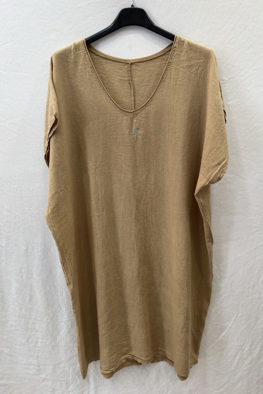 Robes longues Femme Beige mylee 10788_REtoileLin Efashion Paris