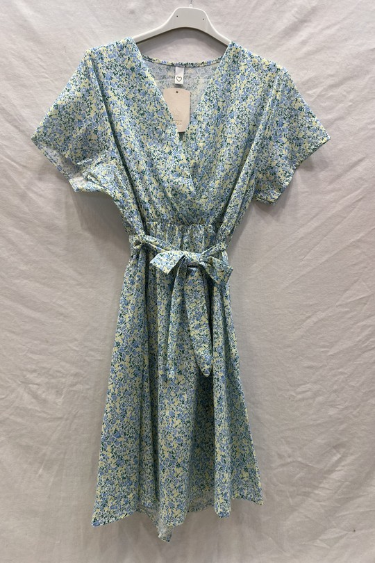 Robes mi-longues Femme Bleu ciel mylee C9980_RCotLiberty Efashion Paris
