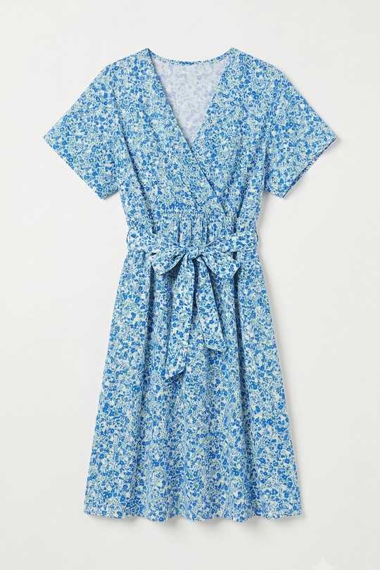 Robes mi-longues Femme Bleu ciel mylee C9980_RCotLiberty Efashion Paris