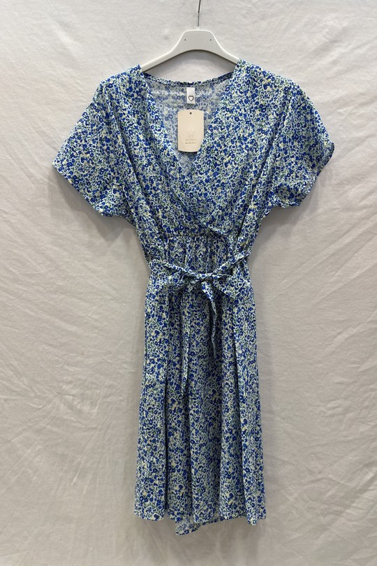 Robes mi-longues Femme Bleu ciel mylee C9980_RCotLiberty Efashion Paris
