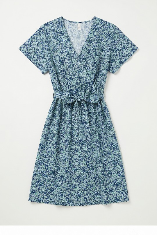 Robes mi-longues Femme Bleu ciel mylee C9980_RCotLiberty Efashion Paris