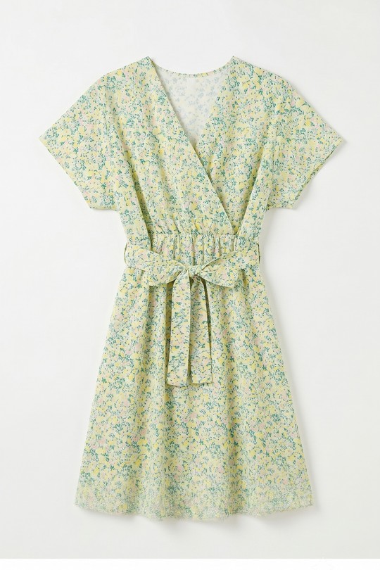 Robes mi-longues Femme Bleu ciel mylee C9980_RCotLiberty Efashion Paris