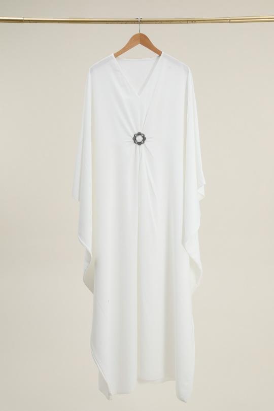 Abaya Femme Bleu marine SOLEIL STAR 3593 Efashion Paris