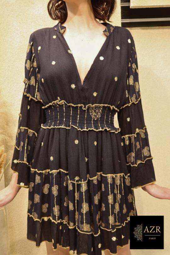 Robes courtes Femme Couleurs mélangées AZR PRODUCTION 20010 Efashion Paris