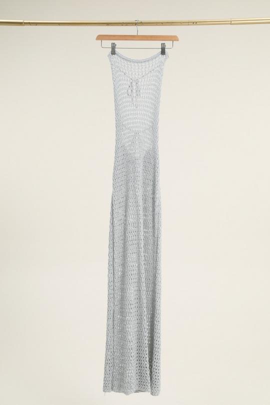 Maxi dresses Women Silver PATRONNE 2579 Efashion Paris