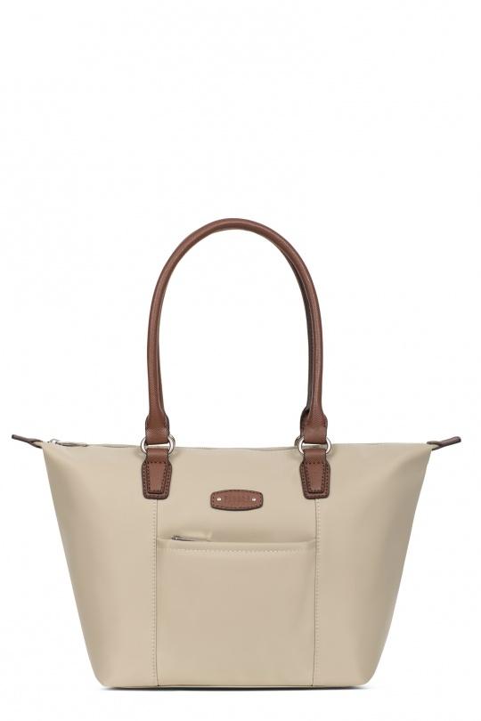 Cabas Maroquinerie Beige FAGOLA F0310103 Efashion Paris