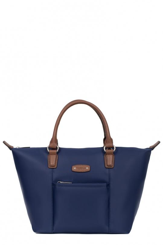 Cabas Maroquinerie Bleu nuit FAGOLA F0310104 Efashion Paris