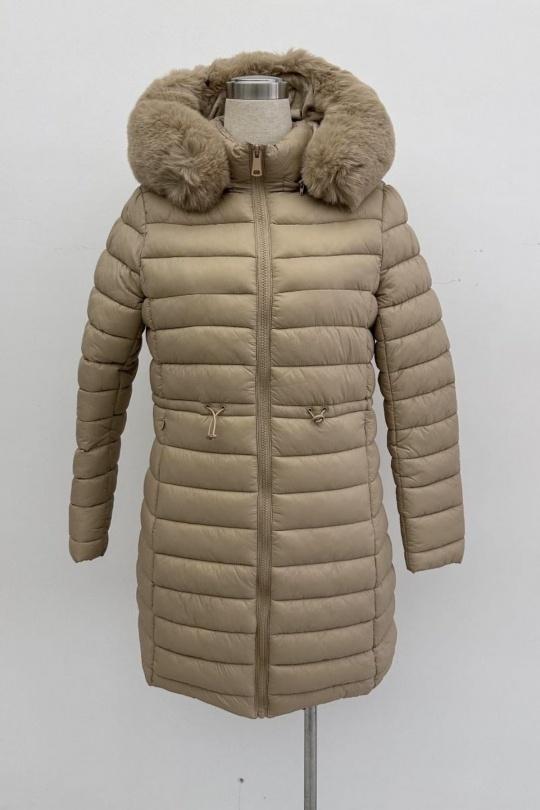 Doudounes Femme Beige CC FASHION K506 Efashion Paris