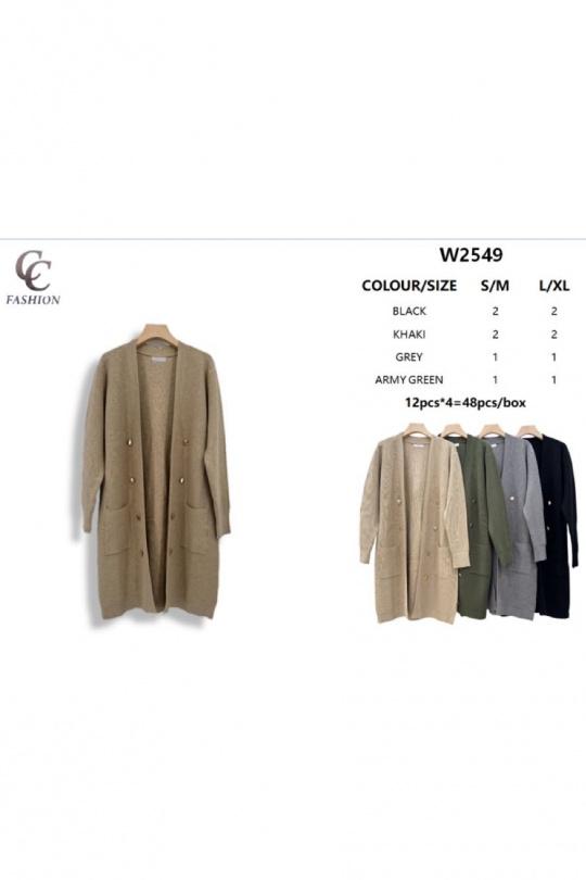 Gilets Femme Couleurs mélangées CC FASHION W2549 Efashion Paris