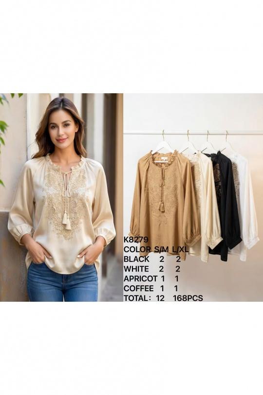 Blouses Femme Couleurs mélangées CC FASHION K8279 Efashion Paris