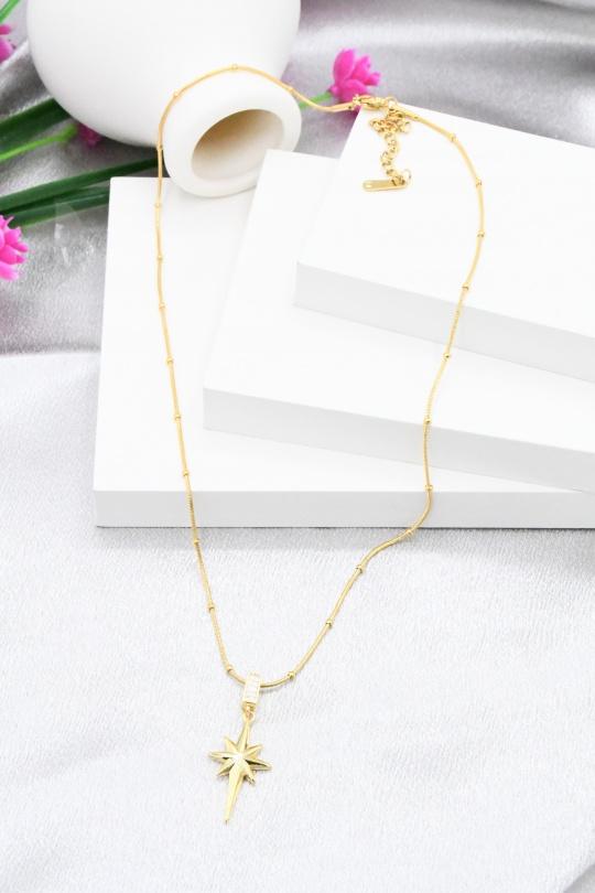Colliers Accessoires Or ROSA RRK10 Efashion Paris