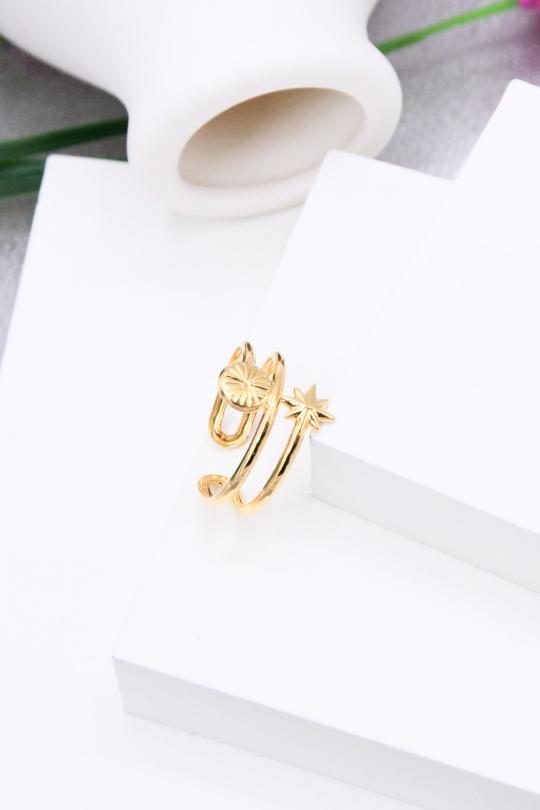 Bagues Accessoires Or ROSA RK234 Efashion Paris