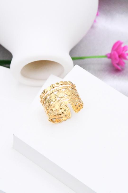 Bagues Accessoires Or ROSA RK245 Efashion Paris