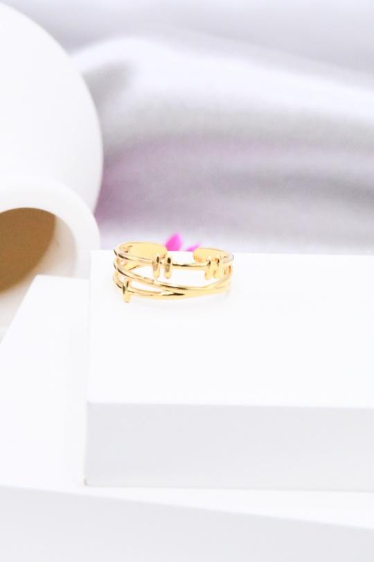 Bagues Accessoires Or ROSA RK246 Efashion Paris