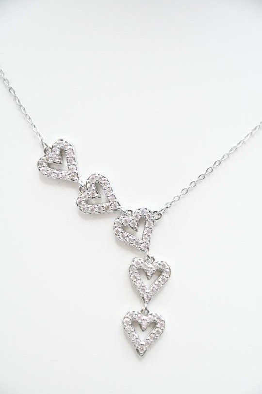 Colliers Accessoires Argent ROSA AF165 Efashion Paris