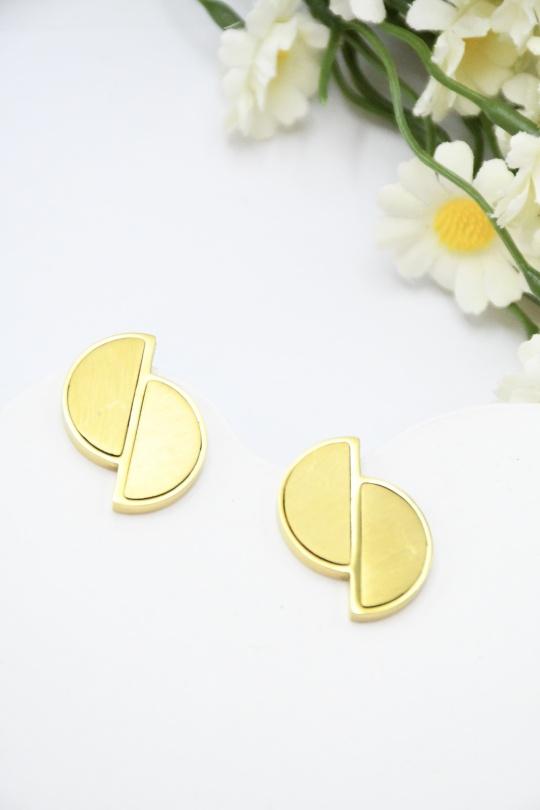 Pendientes Complementos Gold ROSA RK527 Efashion Paris
