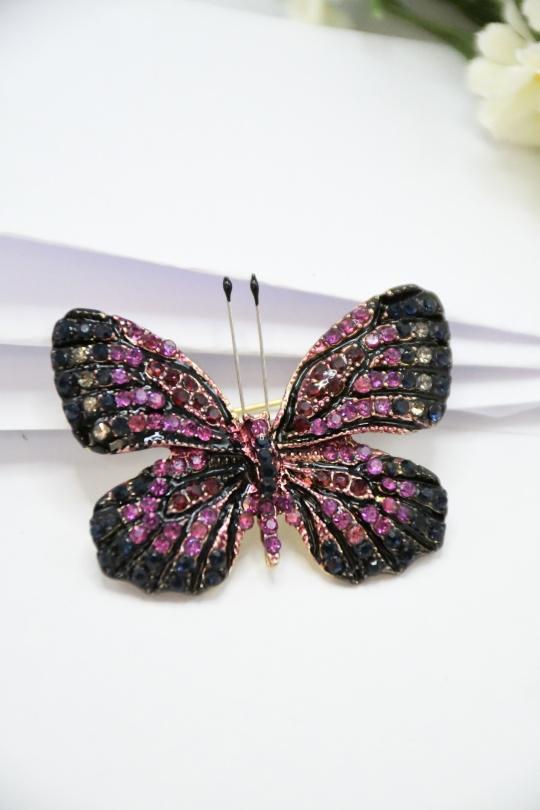 Broches Accessoires Or ROSA BRO45 Efashion Paris