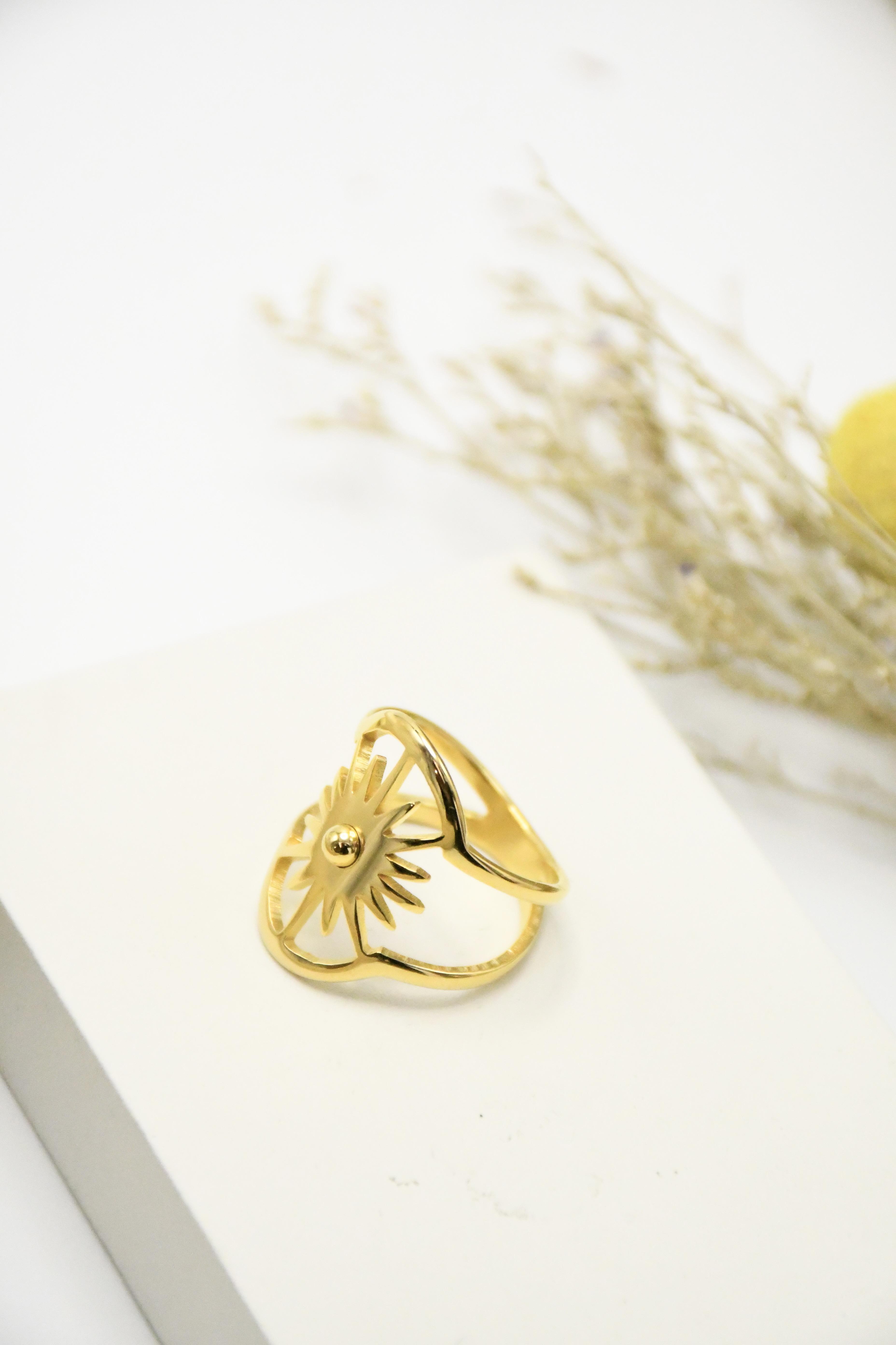 Rings Accessories Gold ROSA AAD11 #c Efashion Paris