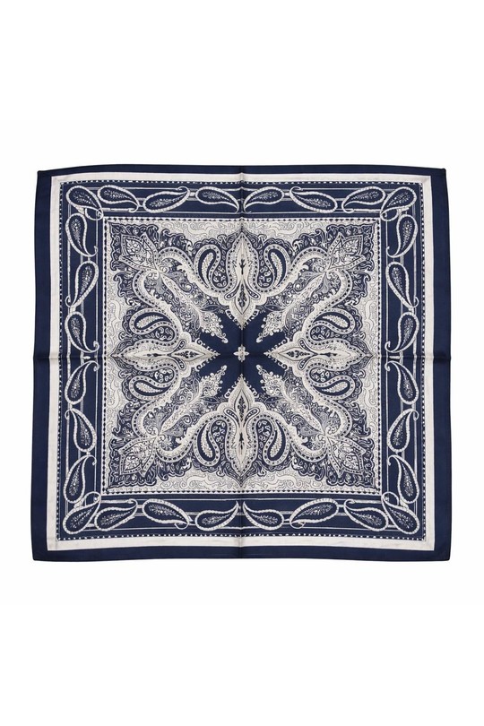 Foulards Accessoires Bleu ÉLINE L'ATELIER FL387DF Efashion Paris