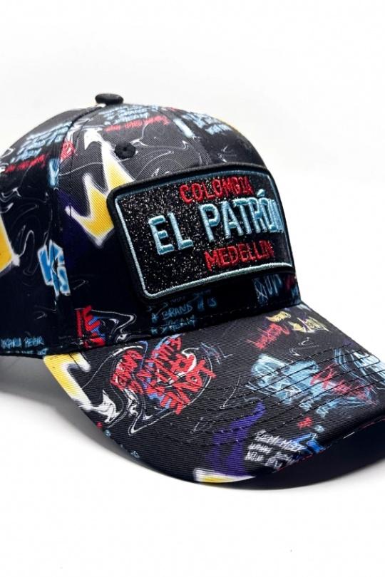 Casquette Accessoires Noir/bleu Blingstreet  CASQUETTE EL PATRON BLACK BLUE REDSKY Efashion Paris