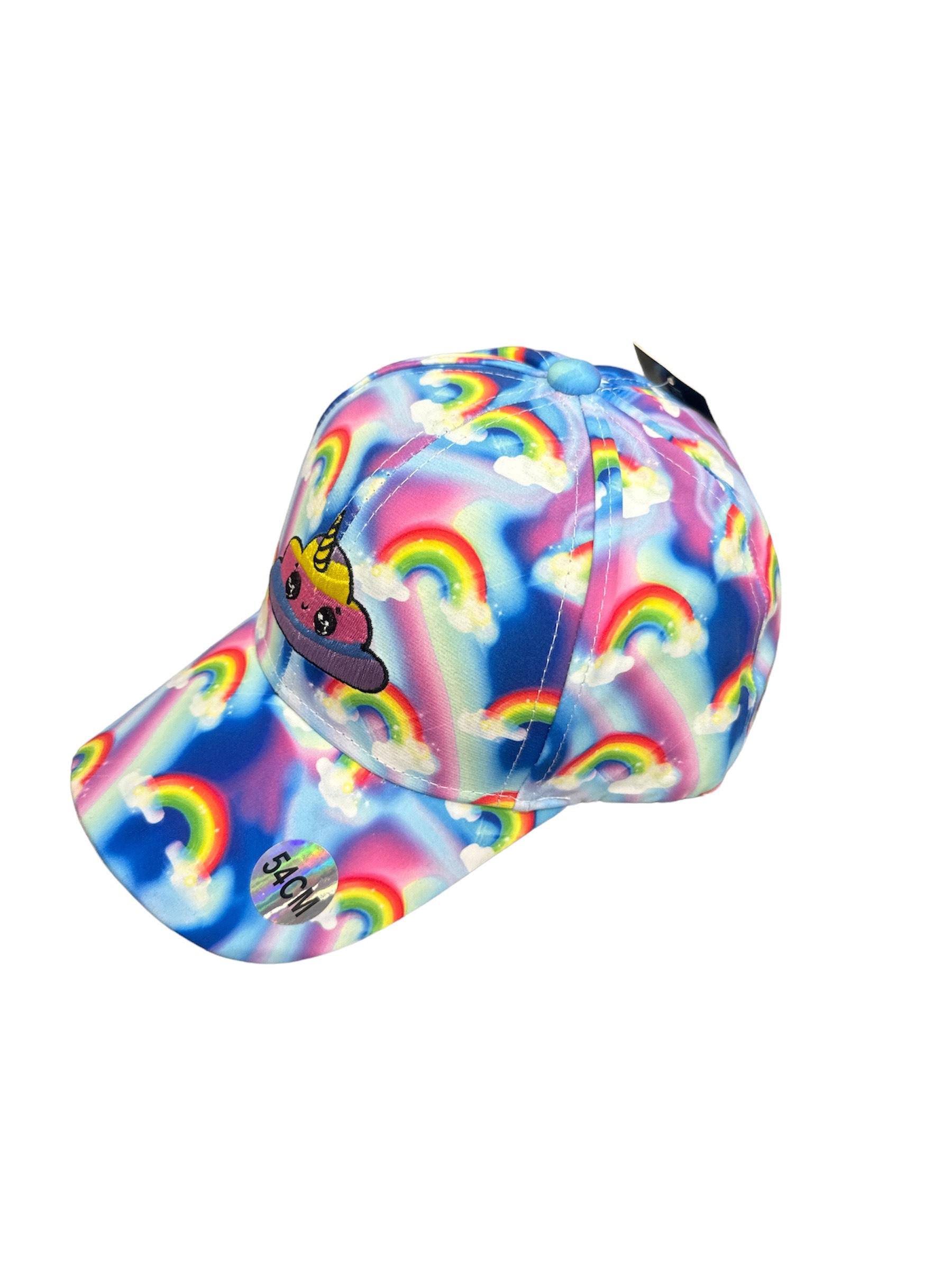 Casquette Enfant & Bébé  Bleu Blingstreet  CASQUETTE NUAGE BLEU LOGO MULTI COULEUR #c Efashion Paris