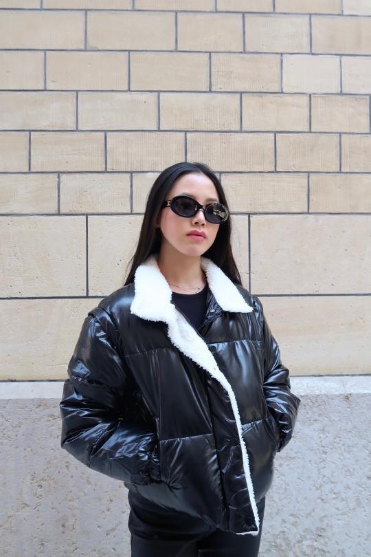 Doudounes Femme Argent LAFÉEROSE 112_C028 Efashion Paris