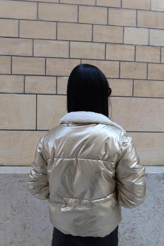 Doudounes Femme Argent LAFÉEROSE 112_C028 Efashion Paris