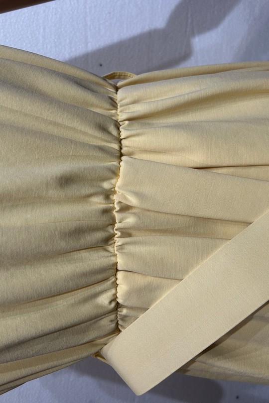 Robes mi-longues Femme Jaune LAFÉEROSE 334_H4074-S6 Efashion Paris