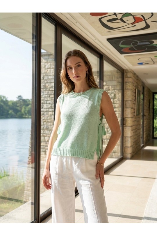 Tops Femme Vert d eau LAFÉEROSE 349_6679 Efashion Paris