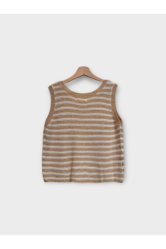 Débardeurs Femme Beige LAFÉEROSE 463_2585 Efashion Paris