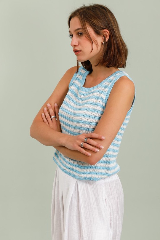 Débardeurs Femme Beige LAFÉEROSE 463_2585 Efashion Paris