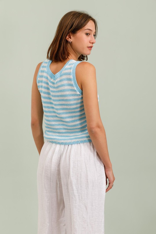 Débardeurs Femme Beige LAFÉEROSE 463_2585 Efashion Paris