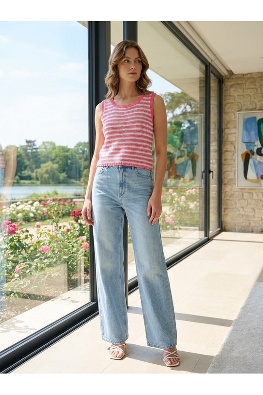 Débardeurs Femme Beige LAFÉEROSE 463_2585 Efashion Paris