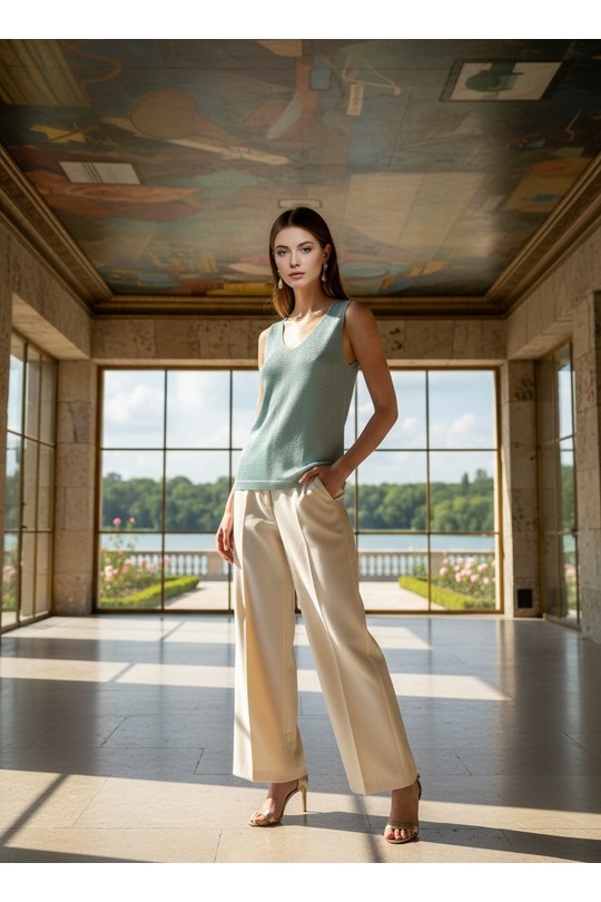 Débardeurs Femme Bleu LAFÉEROSE 462_8382 Efashion Paris