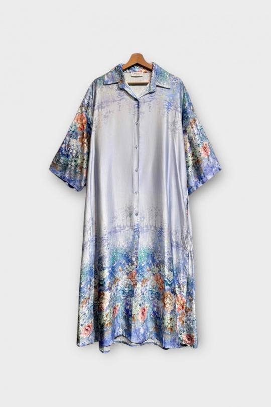 Abiti maxi Donna Burgundy LAFÉEROSE 512_90350 Efashion Paris