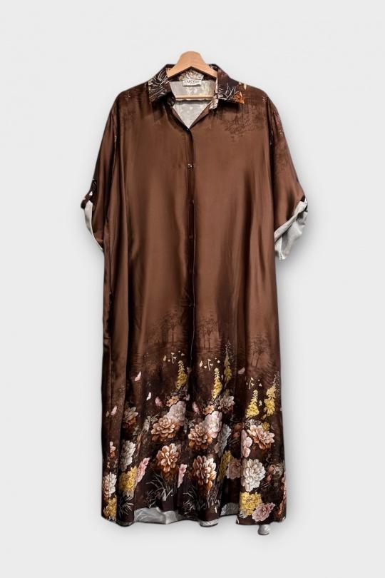 Abiti maxi Donna Burgundy LAFÉEROSE 512_90350 Efashion Paris